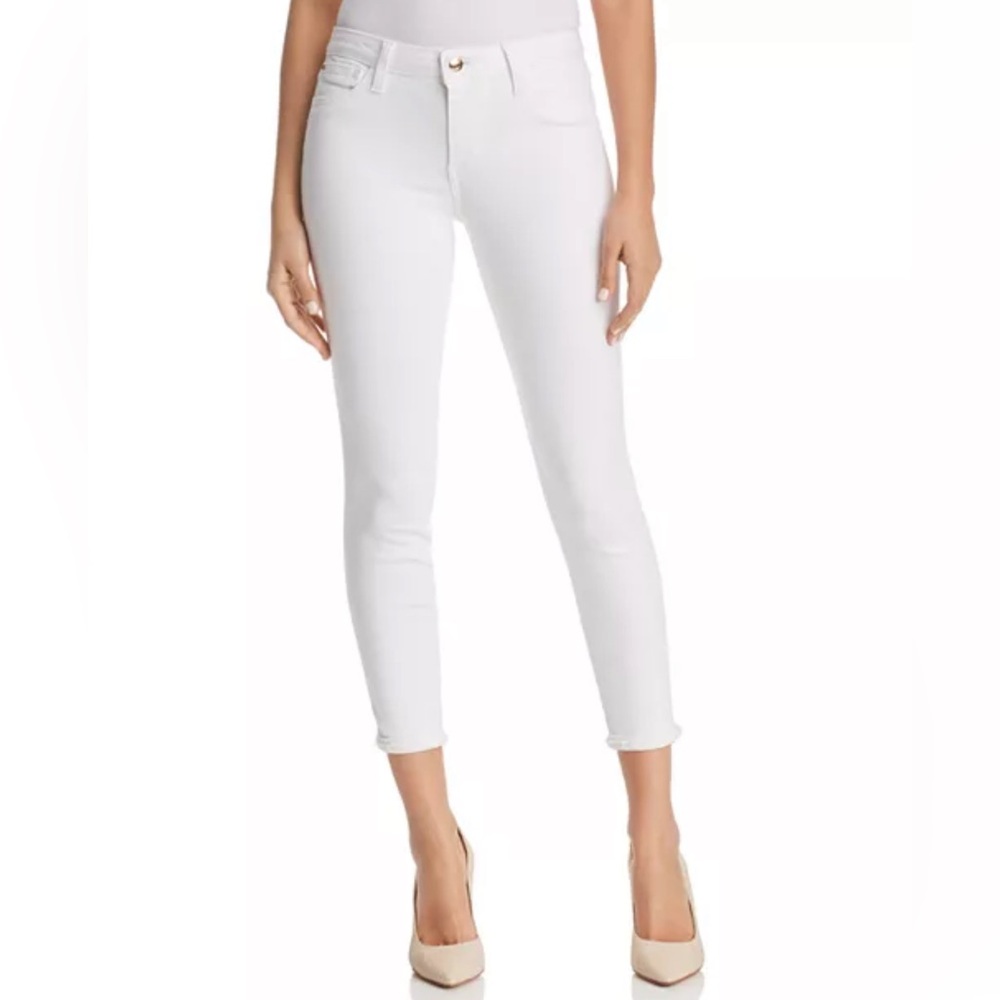 JOE’S FLAWLESS The Icon Crop Mid Rise Skinny Crop Like New. Blush